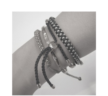GP Rio Bracelet - Navy - Courage - Monica Vinader
