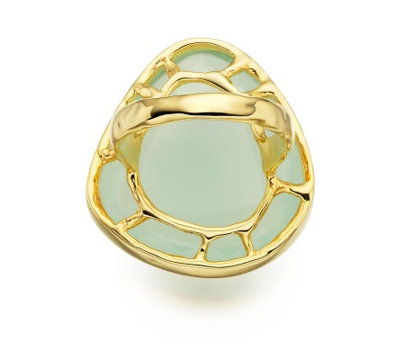 GP Siren Cocktail Ring  -  Aqua Chalcedony - Monica Vinader